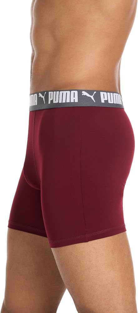 PUMA Men's 5 Pack Performance Boxer Briefs